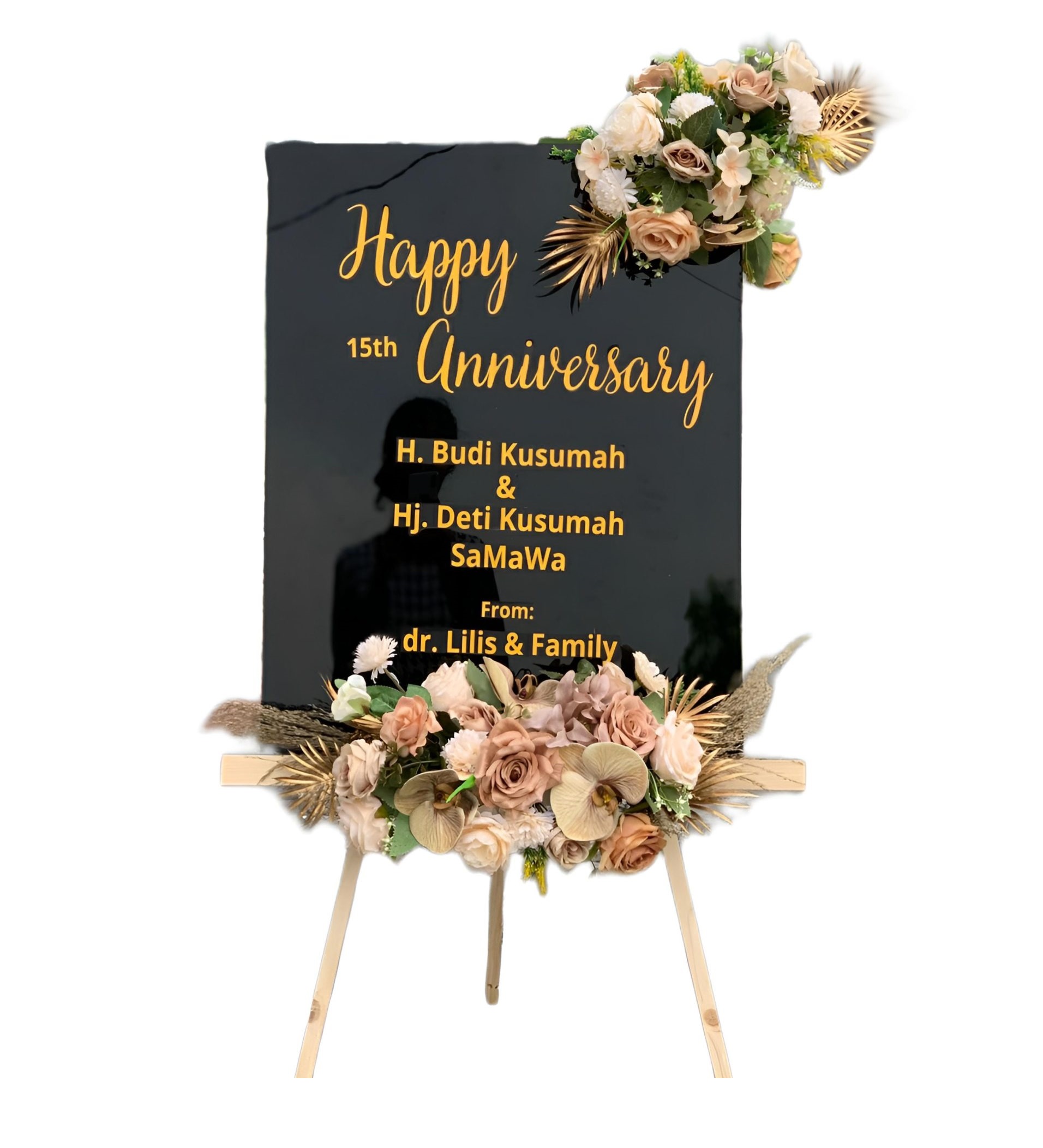 Papan Bunga Akrilik Pondoksalam