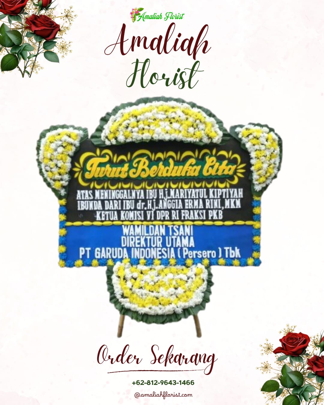 Papan Bunga Duka Pondoksalam